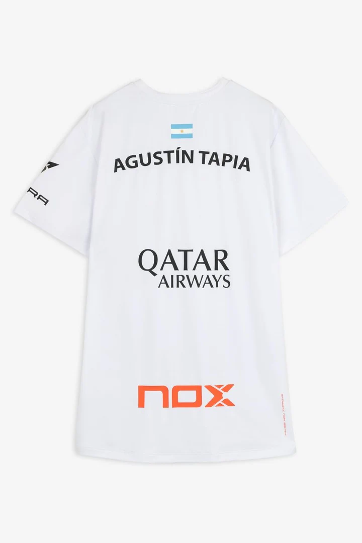 Agustín Tapia Sponsors AT10 White T-shirt - Image 5