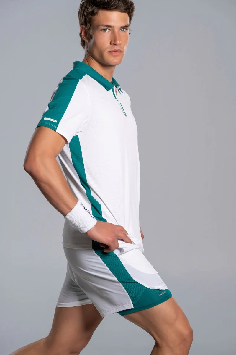 Men's Short PRO White/Ivy Green - Image 7